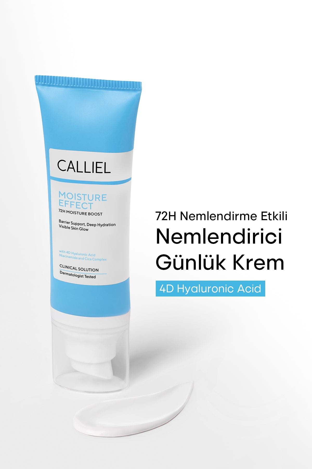 72 Saat Yoğun Nemlendirme Etikili, 4D Hyaluronic Acid ve Cica Complex, Bariyer Destekleyici Nemlendirici 90 ML